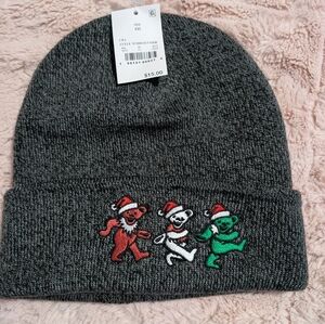 Grateful Dead Beanie with Dancing Bears Embroidery